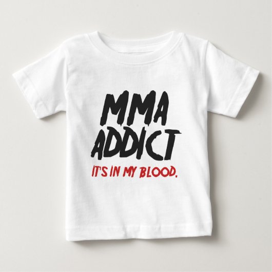 MIXED MARTIAL ARTSsüchtiger Baby T-shirt (Vorderseite)