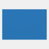 Mixed media Aquarellblau abstrakt Geschenkpapier Set (Vorderseite 3)