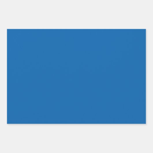 Mixed media Aquarellblau abstrakt Geschenkpapier Set (Vorderseite 3)