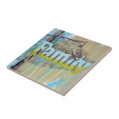 Mixed Media Art Family Fliese (Seite)