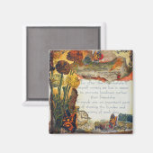 Mixed Media Art Friends sind ein wichtiges Zitat Magnet (Vorderseite/Rückseite)