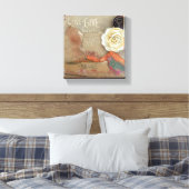 Mixed Media Art Liebe Leinwanddruck (Insitu (Schlafzimmer))