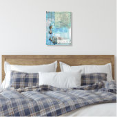 Mixed Media Art macht Erinnerungen Leinwanddruck (Insitu (Schlafzimmer))