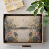 Mixed Media Artist Junk Journal Dark Gothic Seidenpapier (Geschenk)