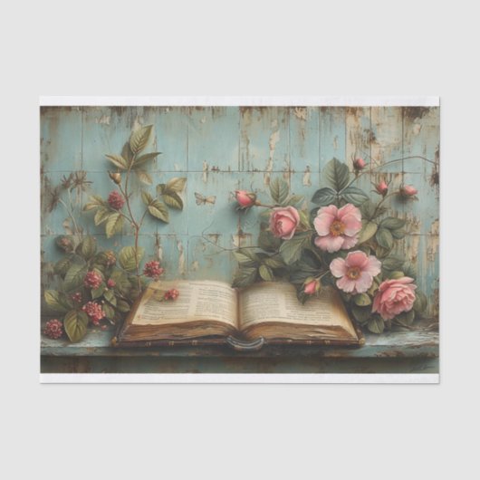 Mixed Media Book Seidenpapier (Vorderseite)