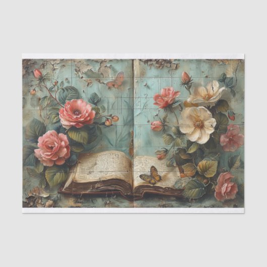 Mixed Media Book Seidenpapier (Vorderseite)