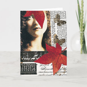 Mixed-Media-Collage Karte