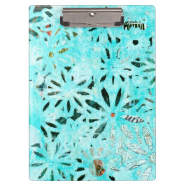 Mixed Media Daisy Art Klemmbrett