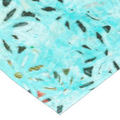 Mixed Media Daisy Art Kurzer Tischläufer (Ecke)