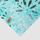 Mixed Media Daisy Art Seidenpapier (Ausschnitt)