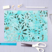 Mixed Media Daisy Art Seidenpapier (Handwerk)