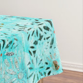 Mixed Media Daisy Art Tischdecke (Beispiel)