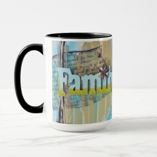 Mixed-Media-Familie Tasse (Links)