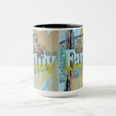 Mixed-Media-Familie Tasse (Zentrum)