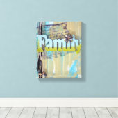 Mixed Media Family Art Leinwanddruck (Insitu (Holzboden))