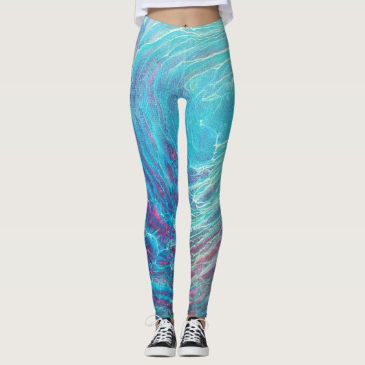 Mixed-Media-Girl-Leggings Leggings (Vorderseite)
