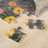 Mixed Media Gray Rabbit Puzzle (Seite)