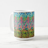Mixed Media Hearts Kaffeetasse (Vorderseite Links)