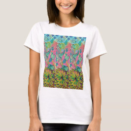 Mixed Media Hearts T-Shirt