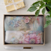 Mixed Media in fun Vibrannte Pinks Seidenpapier (Geschenk)