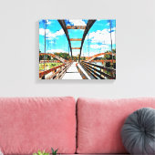 Mixed Media Leinwand Art (Insitu (Wohnzimmer))