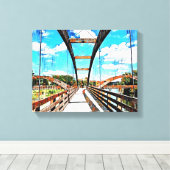 Mixed Media Leinwand Art (Insitu (Holzboden))