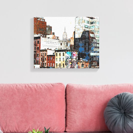 Mixed Media Leinwand Art (Insitu (Wohnzimmer))