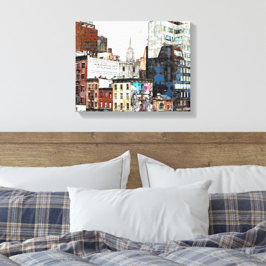 Mixed Media Leinwand Art (Insitu (Schlafzimmer))