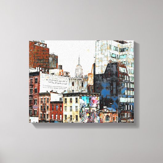 Mixed Media Leinwand Art (Vorderseite)