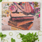 Mixed Media Paper Crow Raven Küchentuch (Gefaltet)