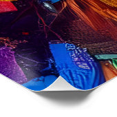 Mixed Media Robin Poster (Ecke)