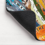 Mixed Media Sonne  Mousepad (Ecke)