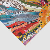 Mixed Media Sonne Seidenpapier (Ausschnitt)