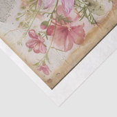 Mixed Media Style Art Journal Floral Background F Seidenpapier (Ausschnitt)