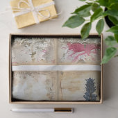 Mixed Media Style Scrapbook Blumenhintergrund D Seidenpapier (Geschenk)