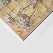 Mixed Media Style Scrapbook Blumenhintergrund E Seidenpapier (Ausschnitt)