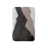 Mixed mediale Malerei, minimalistisch abstraktes D Badematte (Vorderseite Vertikal)