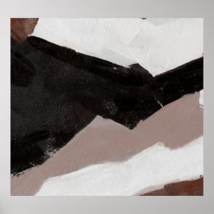 Mixed mediale Malerei, minimalistisch abstraktes D Poster