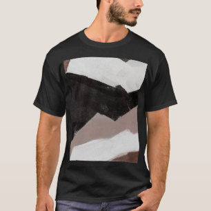 Mixed mediale Malerei, minimalistisch abstraktes D T-Shirt