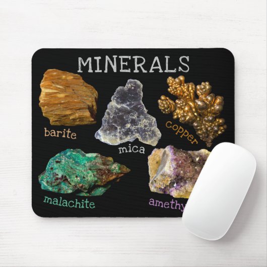 Mixed Mineral Rock Nature Fotografy Mouse Pad Mousepad (Mit Mouse)