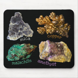 Mixed Minerals Rock Nature Fotografy Rockhound Mousepad