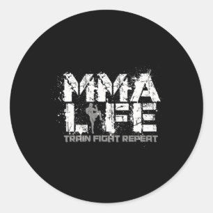 Mixed Mixed-Mixed Martial Arts Runder Aufkleber