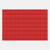 Mixed-Muster in Rot und Schwarz Geschenkpapier Set (Vorderseite 3)