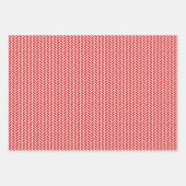 Mixed-Muster in Rot und Schwarz Geschenkpapier Set (Vorderseite)