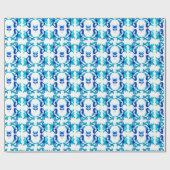 Mixed-Muster Original-Design und digitales zeichn. Geschenkpapier (Flach)