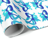 Mixed-Muster Original-Design und digitales zeichn. Geschenkpapier (Rolleneckpunkt)
