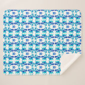 Mixed-Muster Original-Design und digitales zeichn. Sherpadecke (Vorderseite (Horizontal))