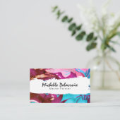 Mixed Paint | Vibrant II Visitenkarte (Stehend Vorderseite)