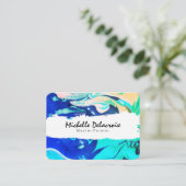 Mixed Paint | Vibrant II Visitenkarte (Stehend Vorderseite)