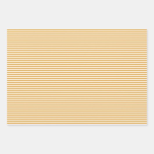 Mixed Patterns Marigold Stripes Gingham Polka Dot Geschenkpapier Set (Vorderseite)